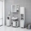 vidaXL Koupelnová zrcadlová skříňka bílá 62,5x20,5x64 cm Náhled obrázku produktu 5