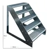 Podesttreppe Stahltreppe 5 Stufen Freistehend Höhe 95cm Produktbild-Vorschau 4