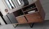 Holzschrank Kommode Sideboard Schrank Anrichte Braun Holz Produktbild-Vorschau 2