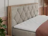 Boxspring kontinentální postel VENETO KING kombinace dřeva Náhled obrázku produktu 3