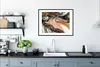 MuchoWow® Gerahmtes Poster Marmoroptik - Gold - Schwarz - Produktbild-Vorschau 4