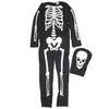 Herren Skelett Kostüm & Maske / Größe: one Size (Ideal S/M) Produktbild-Vorschau 1