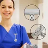 Krankenpflegeuhr mit Samtbeutel Set Krankenschwesteruhr aus Produktbild-Vorschau 6