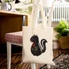 Mr. & Mrs. Panda Tote Bag Stinktier Blume - Transparent - Produktbild-Vorschau 5
