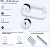 A product image showcasing door handles and related hardware with descriptive text and icons. Produktbild-Vorschau