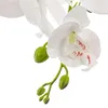 Orchidea artificiale a cascata bouquet bianco in vaso Anteprima dell’immagine prodotto 6