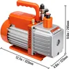 SucceBuy 5 CFM HVAC Dwustopniowa łopatkowa pompa próżniowa Podgląd zdjęcia produktu 8