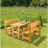 Gartenmöbelset Wilk Wien 6-Sitzer inkl. 2 Sitzbänke und Produktbild-Vorschau 2