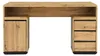Schreibtisch mit Stauraum - MDF - Natur und Schwarz SERGUEI Produktbild-Vorschau 1