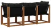 vidaXL 3 stk. Outdoor Mittel- und Ecksofa Natur Produktbild-Vorschau 1