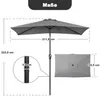 Avestar 212 x 134 cm Rechteckiger Sonnenschirm, Produktbild-Vorschau 2