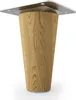 4x sossai Holzfüße rund - gerade Ausführung 8cm Eiche Produktbild-Vorschau 2