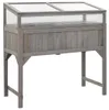 vidaXL Zvýšená posteľ so skleníkom 110x54x120 cm z Náhľad obrázku produktu 8