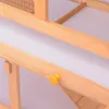 vidaXL Clapier en bois pour petits animaux/lapins Voir les images du produit 5