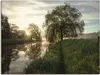 ARTland Leinwandbild Tagesbeginn an der Trave Größe: 80x60 Produktbild-Vorschau 1
