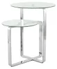 Padiro Beistelltisch rund Ø 59 x 60 cm - Silber - modern, Produktbild-Vorschau 2