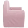 vidaXL Detská 2-miestna pohovka Pink Soft Plush Náhľad obrázku produktu 4