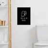 MuchoWow® - Leinwandbilder - Zitate - Toilettenpapier - Sie Produktbild-Vorschau 3