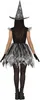 Strega Halloween Costume Grigio Magico Mistico Anteprima dell’immagine prodotto 6