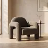 HOMLA Fotel SEDIA brązowy w tkaninie TEDDY BOUCLÉ 95x88x70 Podgląd zdjęcia produktu 8