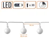 LED Lichterkette 290 cm für Außen und Innen 30 mini Kugeln Produktbild-Vorschau 2