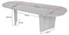 CALICOSY - Table basse avec plateau aux bords arrondis L130 Voir les images du produit 8
