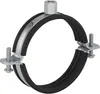 Rohrschelle 150mm mit Gummidichtung für Lüftungskanäle Produktbild-Vorschau 1