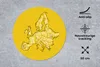 MuchoWow® Mauspad Mousepad Karte - Europa - Gelb - Weiß Produktbild-Vorschau 2