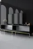 Skye Decor, Lord - Nero, Oro, Mobili TV, nero, 180 x 47 x Anteprima dell’immagine prodotto 2