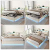 UnboxG Letto matrimoniale moderno in velluto 160x200 cm con Anteprima dell’immagine prodotto 10