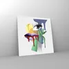 Bilder auf glas - Abstraktion modern - 40x40cm - Glasbilder Produktbild-Vorschau 4