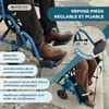 Mobiclinic Fauteuil roulant pliable Fauteuil roulant Voir les images du produit 8