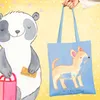 Mr. & Mrs. Panda Tote Bag Chihuahua Moment - Sky Blue - Produktbild-Vorschau 2