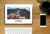 MuchoWow® Laptop Aufkleber Sticker Cover Chinesische Mauer Produktbild-Vorschau 2