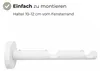 2-läufig Gardinenstange 280 cm Weiß Industrial Stil Produktbild-Vorschau 6