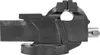 A black metal vise is shown against a white background. Produktbild-Vorschau