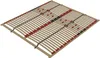 A wooden slatted bed base is shown from a diagonal angle against a white background. Produktbild-Vorschau