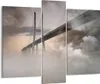 Bild auf Leinwand - Leinwandbild - Brücke Nebel Wasser - Produktbild-Vorschau 1