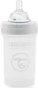 A white baby bottle with a clear nipple and cap. Produktbild-Vorschau