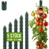 TTL GARDEN Rankstäbe 5er Set 90cm 11mm Pflanzenstütze grün Produktbild-Vorschau 1