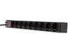LogiLink PDU9C02, Pionowa, Aluminium, Czarny, 9 x gniazdo Podgląd zdjęcia produktu 9