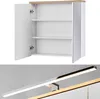 Badezimmer Möbel Set Hochglanz weiß inkl. 61 cm Produktbild-Vorschau 4