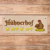 Hühnerhof Metallschild mit Spruch Produktbild-Vorschau 6