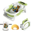 Faltbare Baby Badewanne mit Temperatursensor, Wannenkissen, Produktbild-Vorschau 2