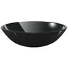 Waschbecken Hartglas 42 cm schwarz Produktbild-Vorschau 1