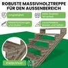 Terrassentreppe Kiefer kesseldruckimprägniert Treppe mit Produktbild-Vorschau 2