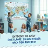 Carte du monde pour enfants XXL Poster - Version allemande Voir les images du produit 5