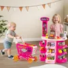 COSTWAY Kaufladen mit Einkaufswagen, Kinder Kaufmannsladen Produktbild-Vorschau 2