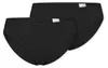 Schiesser Damen Tai-Slip 2-Pack 95/5 - schwarz - Größe 40 Produktbild-Vorschau 1