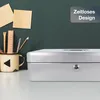 Geldkassette abschließbar (groß, 30 cm) Silber, 2 Produktbild-Vorschau 6